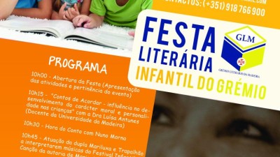 Festa Literária Infantil do Grémio realiza-se este sábado