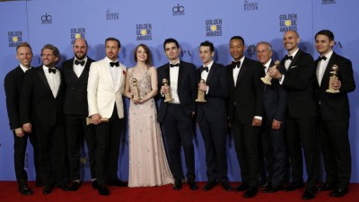 Filme La La Land vence sete prémios nos Globos de Ouro