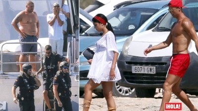 Fisco espanhol visitou iate de Ronaldo