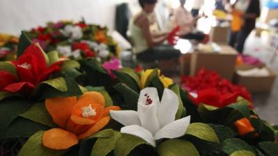 Flores de papel feitas à mão em Campo Maior chegam ao Japão