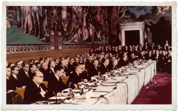 Francisco Franco assinala 60 anos dos Tratados de Roma