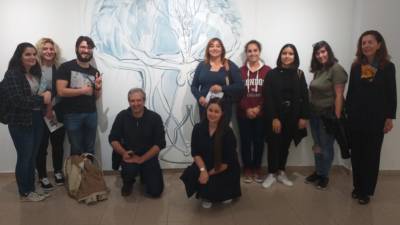 Galeria Marca de Água recebe visita de alunos de Mestrado da Universidade da Madeira
