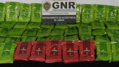 GNR apreendeu 431 quilos de tabaco por contrabando em Lisboa
