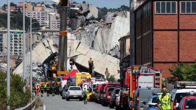 Governo italiano quer revogar concessão de gestora do viaduto que caiu