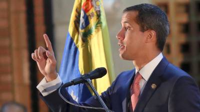 Guaidó assegura que intervenção militar não está em cima da mesa