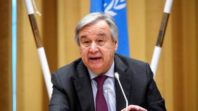 Guaidó pede a António Guterres “cooperação internacional urgente”