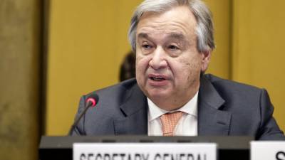 Guterres anuncia iniciativa para relançar desarmamento mundial