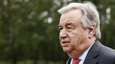 Guterres considera existir risco de guerra entre palestinianos e Israel