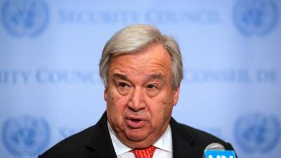 Guterres quer reunião para discutir a degradação e incêndios na Amazónia
