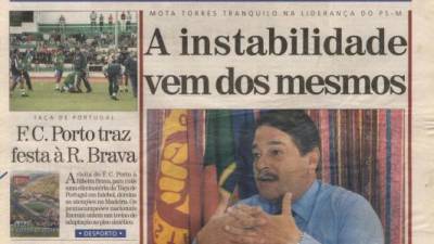 Há 20 anos, Mota Torres enfrentava mais uma ‘guerra’ interna no PS