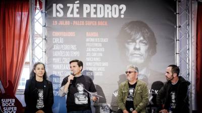 Homenagem a Zé Pedro hoje no arranque da 24.ª edição do festival Super Bock Super Rock