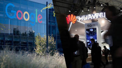 Huawei “em discussão” com Google para responder às interdições de Washington