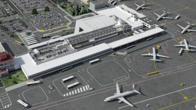 Incêndio em aeroporto em Roma