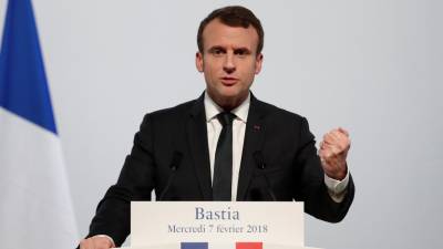 Independentistas da Córsega acusam Macron de ter ódio e desprezo pela sua causa