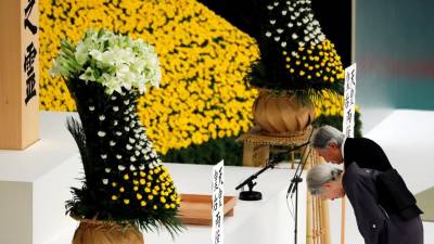 Japão reafirma compromisso pacifista no aniversário da rendição na II Guerra Mundial
