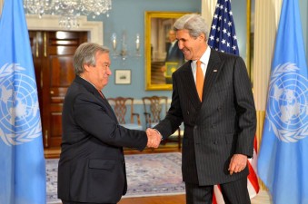 John Kerry diz que Guterres é o homem certo para o momento