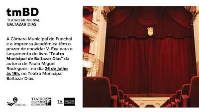 Lançamento do livro ‘Teatro Municipal de Baltazar Dias’ a 26 de Julho