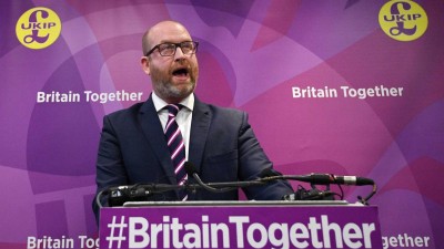 Líder do UKIP demite-se após fracasso eleitoral no Reino Unido