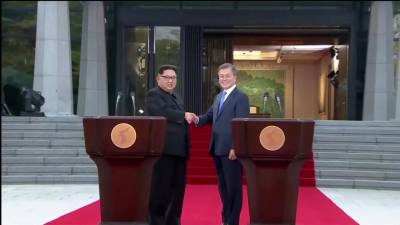 Líderes das duas Coreias acordam “completa desnuclearização” da província