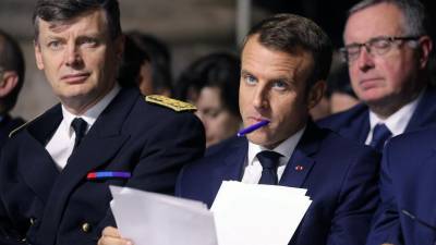 Macron defende a criação de um exército único europeu