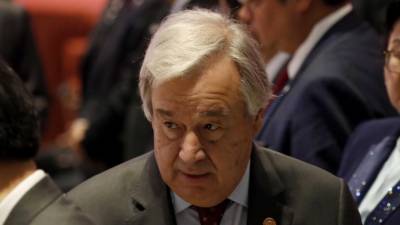 Macron, Guterres e von der Leyen discutem futuro da paz em Paris