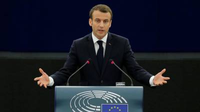 Macron propõe reforma da União Económica e Monetária e novos recursos próprios
