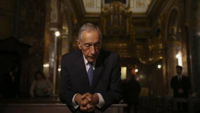 Marcelo Rebelo de Sousa e João Lourenço encontraram-se em Roma