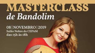 ‘Masterclass’ de bandolim com Ekaterina Mochalova esta sexta-feira