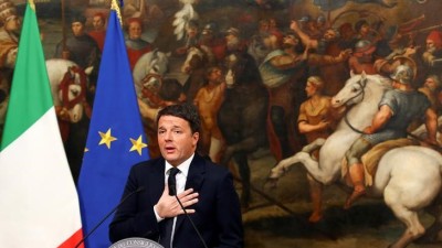 Matteo Renzi formaliza demissão da chefia do Governo de Itália
