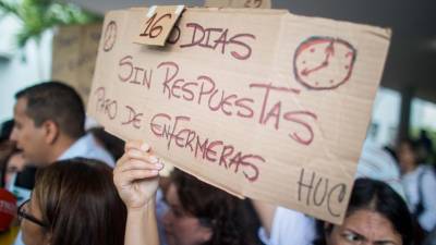 Médicos e enfermeiros protestaram em 19 dos 24 Estados da Venezuela