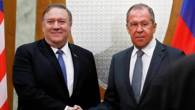 Mike Pompeo e Sergei Lavrov reunidos para melhorar relações entre EUA e Rússia