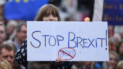 Milhares desfilaram em Londres contra o ‘Brexit’
