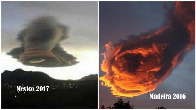 Mão de Deus aparece no México um ano após o fenómeno acontecer na Madeira