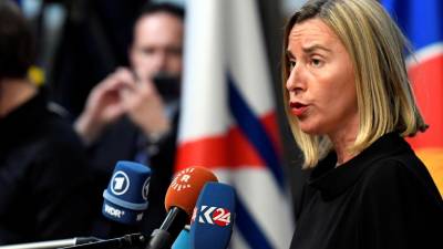 Mogherini garante que UE não vai levantar sanções nem suavizar posição em relação à Venezuela