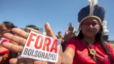 Mulheres indígenas, pescadoras e trabalhadoras rurais protestam no Brasil