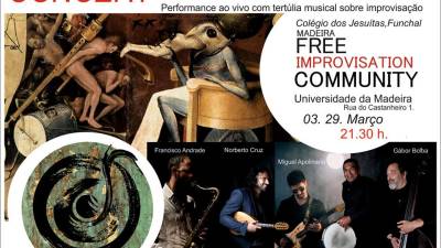 Núcleo do Madeira Free Improvisation Community dá concerto inaugural