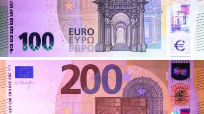 Novas notas de 100 e 200 euros entram em circulação a partir de Maio