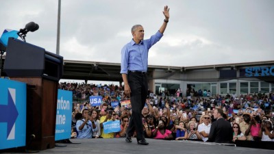 Obama diz que se Hillary vencer na Florida chegará à Casa Branca