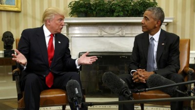 Obama diz que teve reunião excelente com Donald Trump