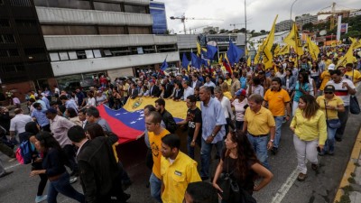 Oposição venezuelana anuncia realização de marchas sem informar previamente as autoridades
