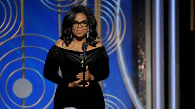 Oprah Winfrey põe auditório dos Globos de Ouro de pé com poderoso discurso