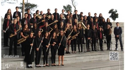 Orquestra de Sopros no Centro Cívico do Porto da Cruz