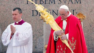 Papa alerta para a tentação do “triunfalismo” na homilia do Domingo de Ramos
