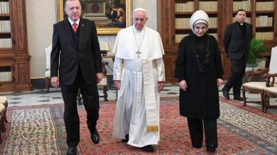 Papa e Erdogan pedem promoção da paz e estabilidade no Médio Oriente