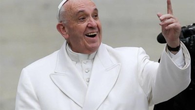 Papa Francisco pede a futebolistas que sejam exemplo para os seus adeptos