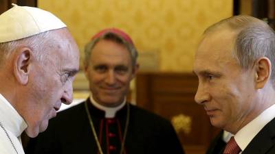 Papa Francisco recebe Vladimir Putin a 04 de julho no Vaticano