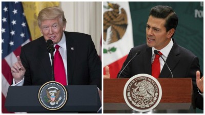 Peña Nieto e Trump não irão fazer declarações públicas sobre muro fronteiriço
