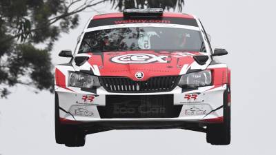 Pedro Paixão no Rali da Calheta com Skoda R5