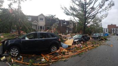 Pelo menos 30 feridos e 130 mil sem electricidade na sequência de um tornado no Canadá