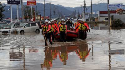 Pelo menos 42 mortos no Japão na sequência do tufão Hagibis